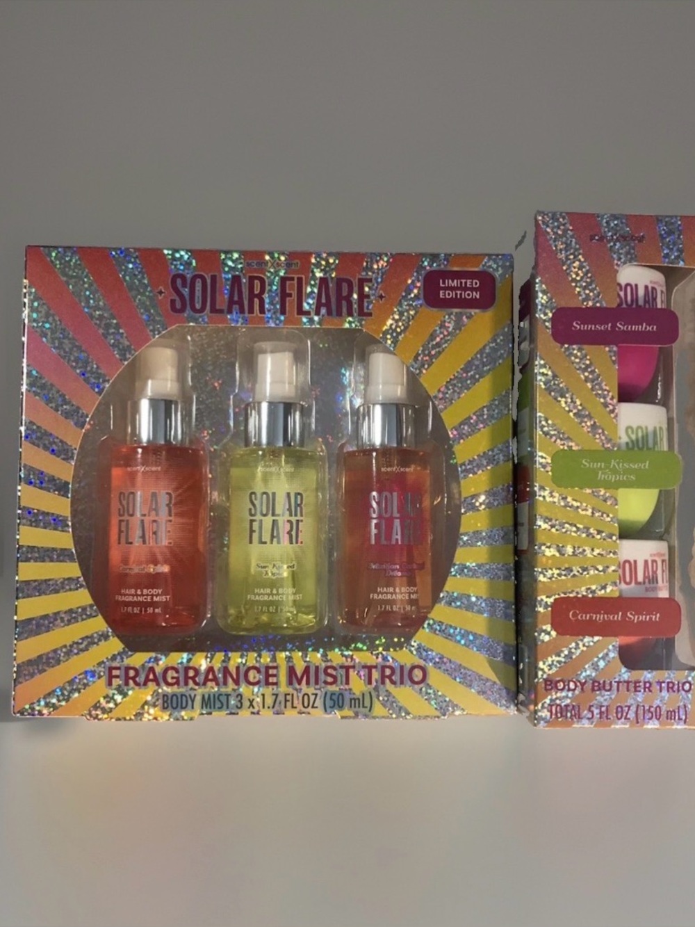 Solar Flare Fragrance Discovery Set - Brazilian Caramel Dreams Sun-kissed